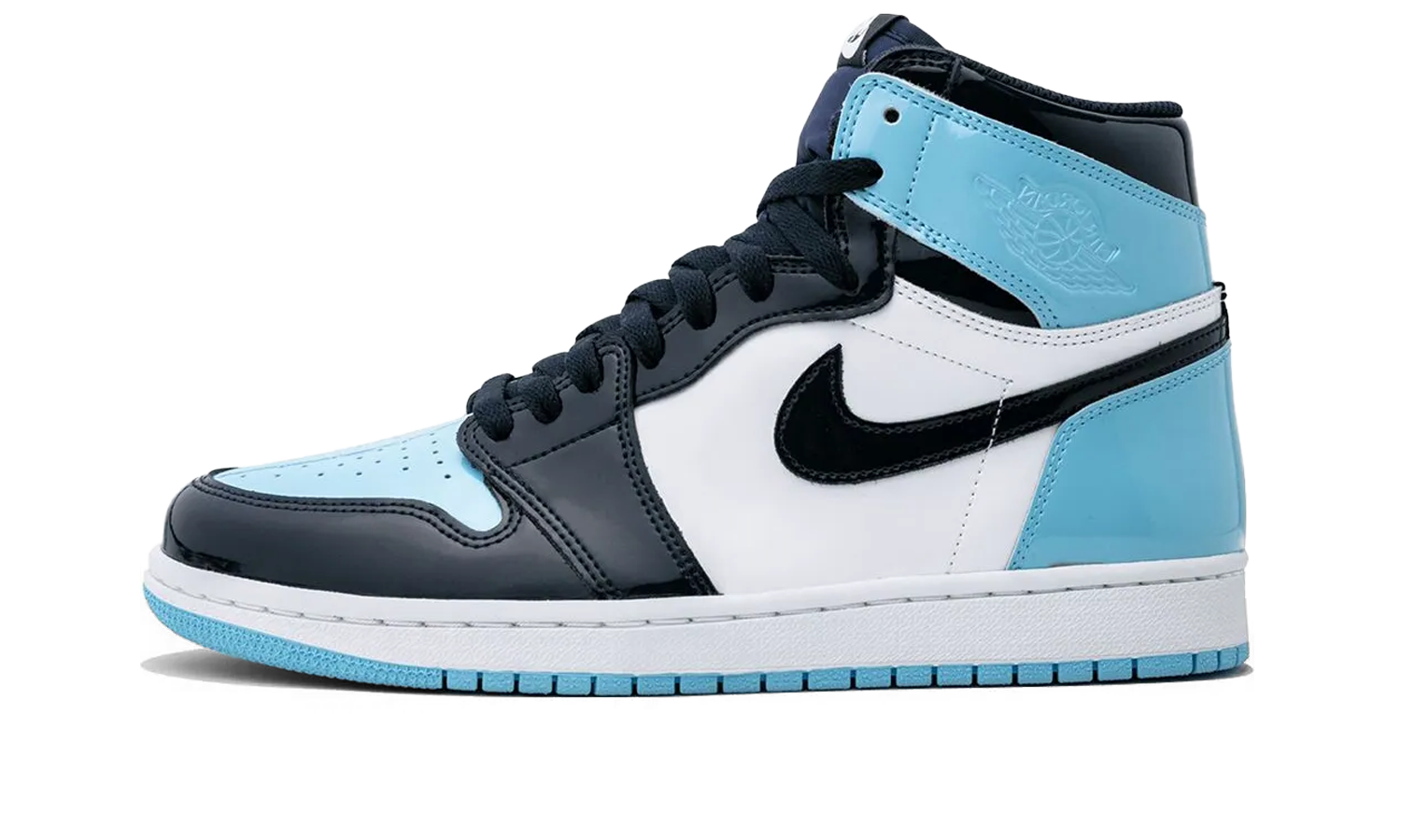 新品☆Nike TD Air Jordan 1 High OG UNC 15cm Air Jordan 1 High OG Unc Patent Leather - True to Sole