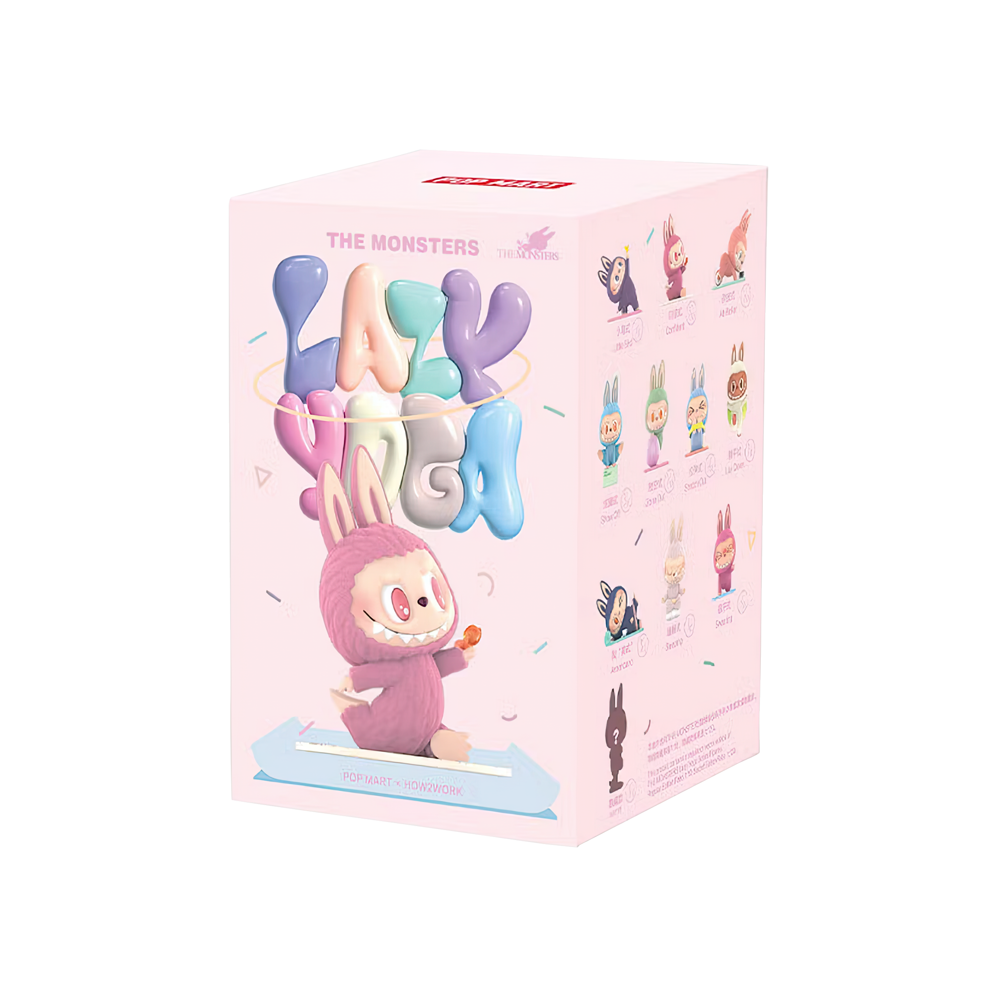 Figurine Pop Mart Labubu The Monsters Lazy Yoga Series Single