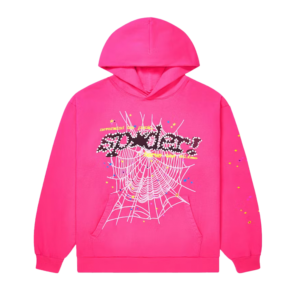 Hanorac Sp5der P*NK V2 Roz - True to Sole Hanorac Sp5der P*NK V2 Roz - True to Sole