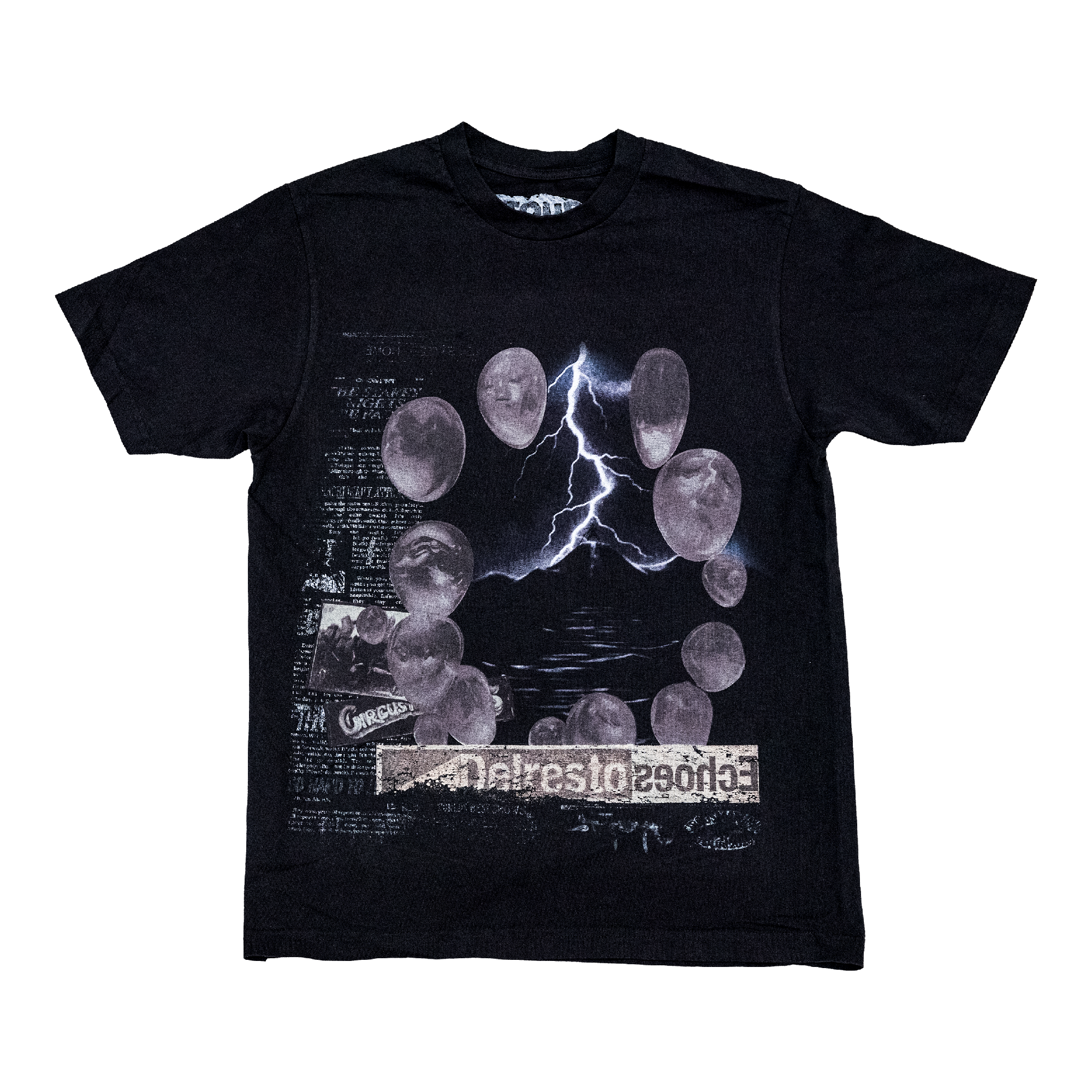 Travis Scott Utopia Delresto Euro Tour Circus Maximus Black Tee