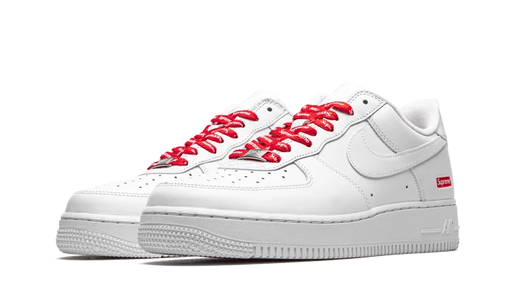 Supreme x Nike Air Force 1 Low 'White' (CU9225-100) - True to Sole