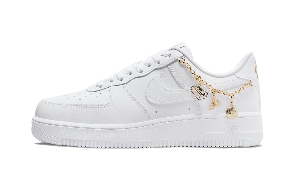 Nike air force one white and gold Clearance