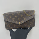 Louis Vuitton Monogram Pochette Félicie Chain Shoulderbag Brown, photo 1