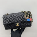 Chanel Lambskin Valentine East West Black
