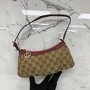 Gucci Red GG Heart GG Charm One Shoulder Pouch, photo 1