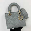 Dior Lady Blue Abc Dior Small Nylon Interior Shoulder