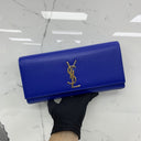 Saint Laurent Clutch Blue, photo 1