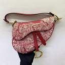 Dior Red Canvas Saddle One Shoulder, photo 1