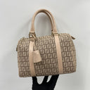 Fendi Beige Zucca Canvas Mini Boston Hand, photo 1