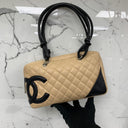 Chanel Cambon Boston Shoulder Beige/Black, photo 1