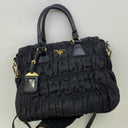 Prada Black Gather Bag