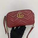 Gucci Red Marmont 447632 Camera Chain Shoulder