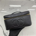 Chanel Caviar Skin Vanity GHW Black (no Hologram)