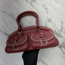 Dior Detective Hand Boston SHW Red