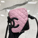 Chanel Pink Leather Lambskin Cambon Crossbody Shoulder 12cm, photo 1