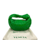 Bottega Veneta Green Lambskin Intrecciato Mini Jodie Handbag