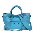 Balenciaga Blue Goatskin City Medium 115748.4470