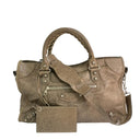Balenciaga Brown Goatskin Giant City