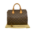 Louis Vuitton Brown Coated Canvas Speedy 30 Monogram Handbag
