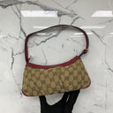 Gucci Red GG Heart GG Charm One Shoulder Pouch, photo 2