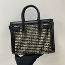 Saint Laurent Sac de Jour Nano Tweed Black/Ivory With Lock and Keys, photo 2