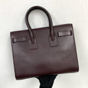 Saint Laurent Maroon 355153 Sac De Jour Small Hand Bag (no Key)