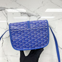 Goyard Blue Belvedere 3Pm Shoulder Bag