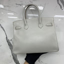 Hermès Birkin 30 Gris Perle/Guilloche Hardware Tadelart Stamp Square R (2014)