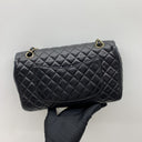 Chanel Lambskin Valentine East West Black