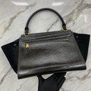 Céline Trapeze Medium Smooth Leather/suede Black Old Logo