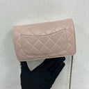 Chanel Caviar Skin Wallet On Cain Shoulderbag Pink, photo 2
