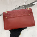 Louis Vuitton Red Leather Empreinte Saint Germain PM Shoulder Bag