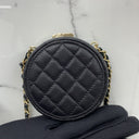 Chanel Lambskin Casino/Poker Chip Round Minaudière Chain Clutch, photo 2