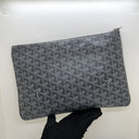 Goyard Grey SLG Pochette Senat 2 MM Clutch