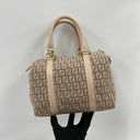 Fendi Beige Zucca Canvas Mini Boston Hand, photo 2