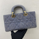 Dior Blue Lady Mini Denim D-joy