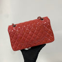 Chanel Classic Flap Patent 25cm Medium Double Flap Pink, photo 2