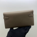 Hermès Brown Kelly Wallet H051300ck18 Classic Veau Epsom Étoupe Y Stamp, photo 2