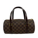 Louis Vuitton Brown Coated Canvas Damier Papillon 26 Shoulder