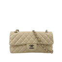 Chanel Beige Lambskin Single Flap Chain Shoulder, photo 2