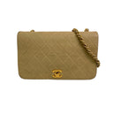 Chanel Beige Calfskin Single Flap Chain Shoulder, photo 2