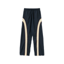 Pantaloni cu panou contrastant din nylon ripstop Summit Games Albastru Maritim/Cannoli Crem
