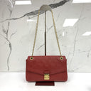 Louis Vuitton Red Leather Empreinte Saint Germain PM Shoulder Bag