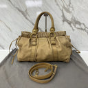 Miu Miu Vitello Lux Light Brown