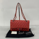 Chanel Classic Flap Patent 25cm Medium Double Flap Pink, photo 3