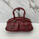 Dior Detective Hand Boston SHW Red