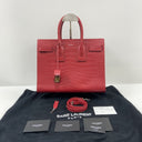 Saint Laurent Sac de Jour Croc Emboss Red, photo 3