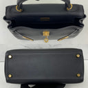 Hermès Black Kelly 25, Swift X Stamp Shoulder