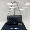 Chanel Lambskin Chain Clutch Flap