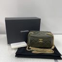 Chanel Army Green Vanity Pillow Crush Vanity GHW /